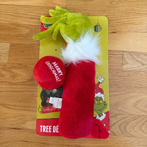 NWT Dr. Seuss Grinch Plush Hand Tree Decor by Ruz - Picture 1 of 11
